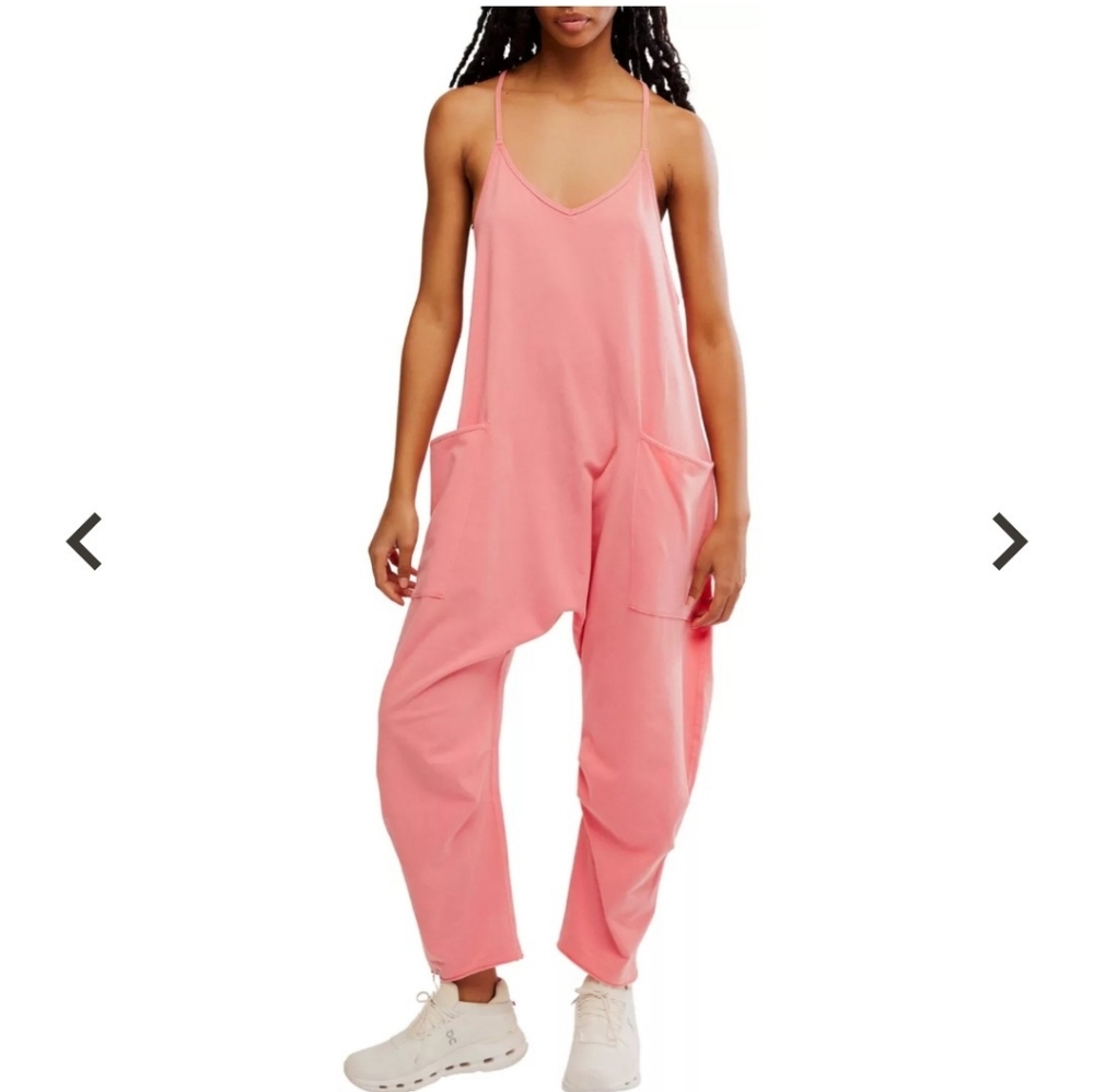 Free People Hot Shot Onesie Women Pink Sz Small
